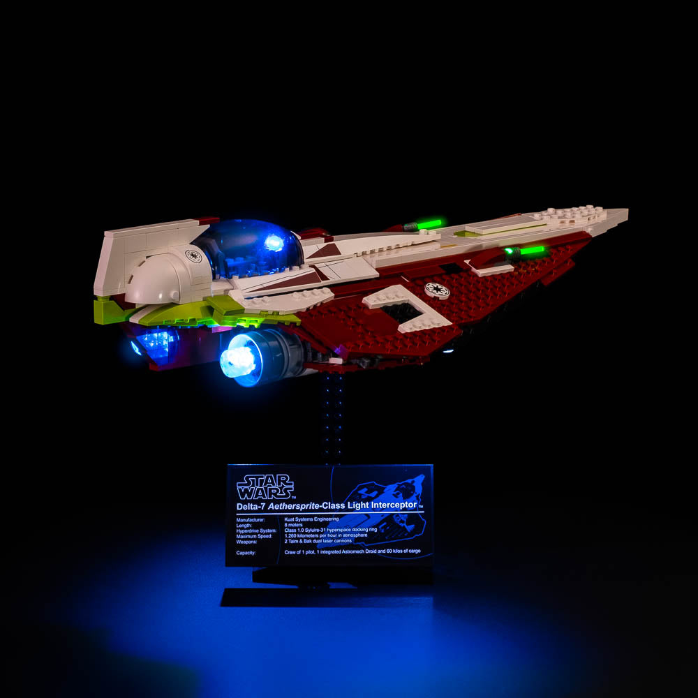 Light My Bricks - LIGHT KIT for LEGO® UCS Obi-Wan's Jedi Starfighter 10215