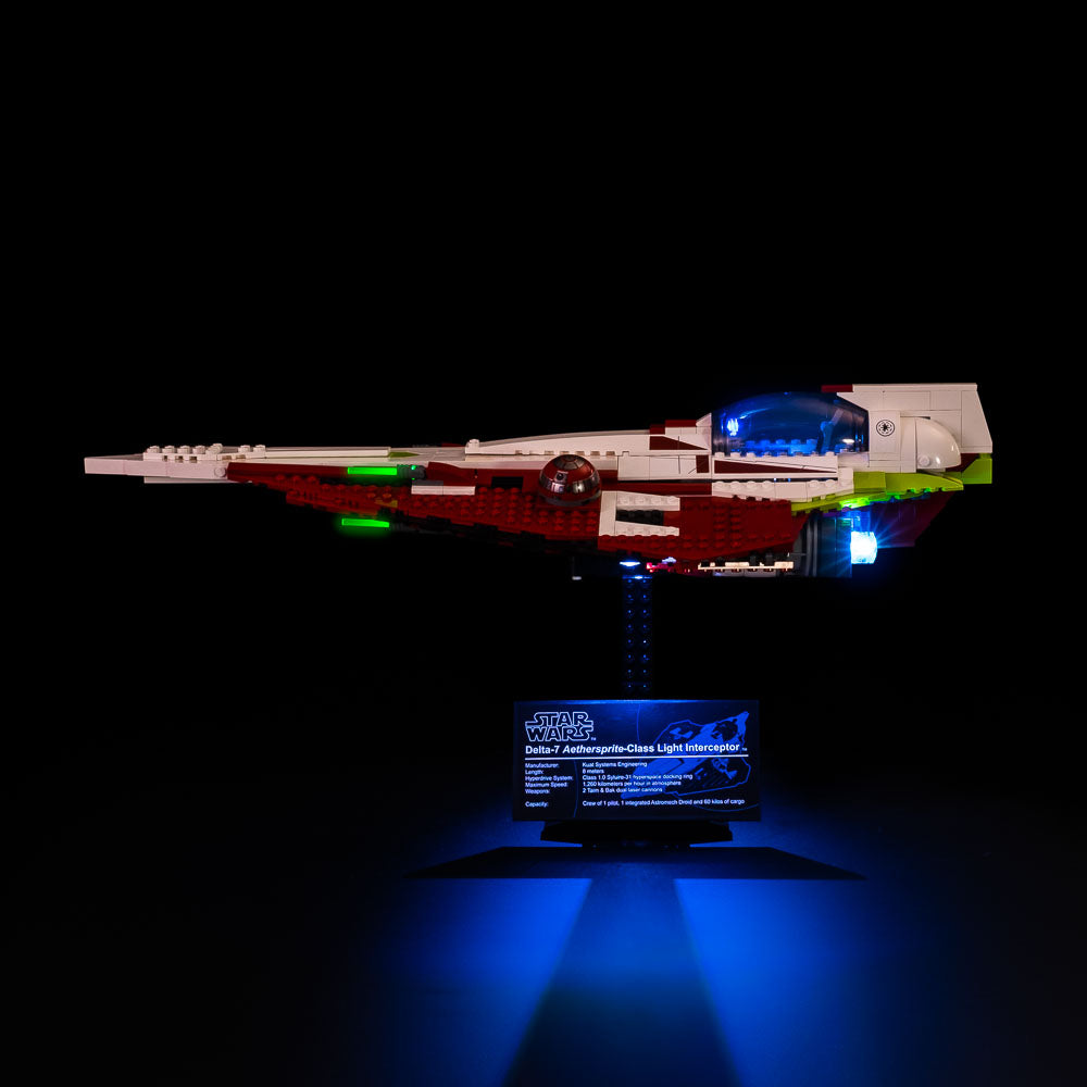 Light My Bricks - LIGHT KIT for LEGO® UCS Obi-Wan's Jedi Starfighter 10215