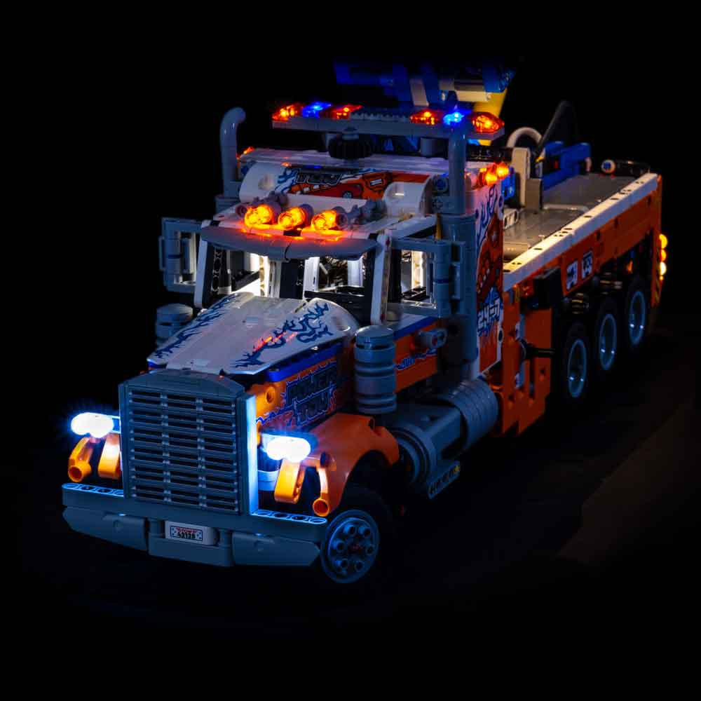 Light My Bricks - LIGHT KIT for LEGO® Heavy Duty Tow Truck 42128