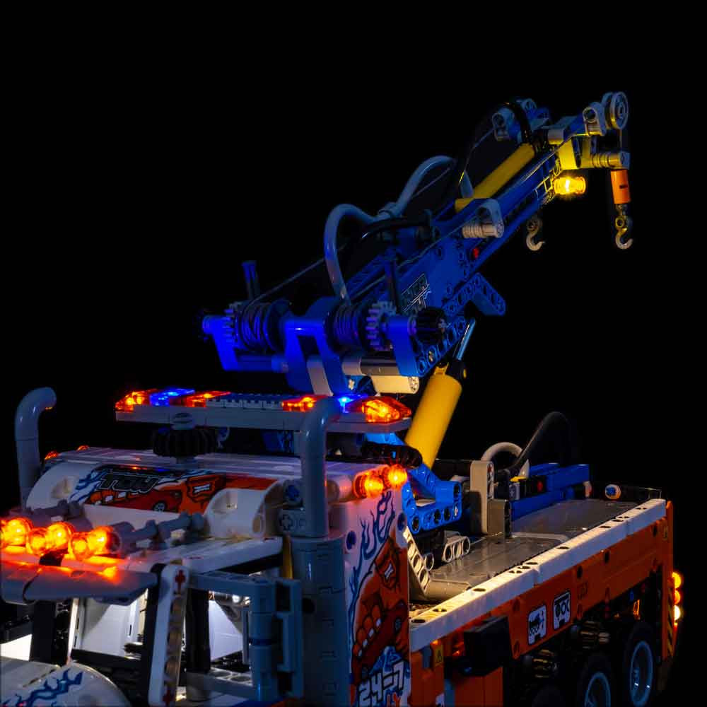Light My Bricks - LIGHT KIT for LEGO® Heavy Duty Tow Truck 42128