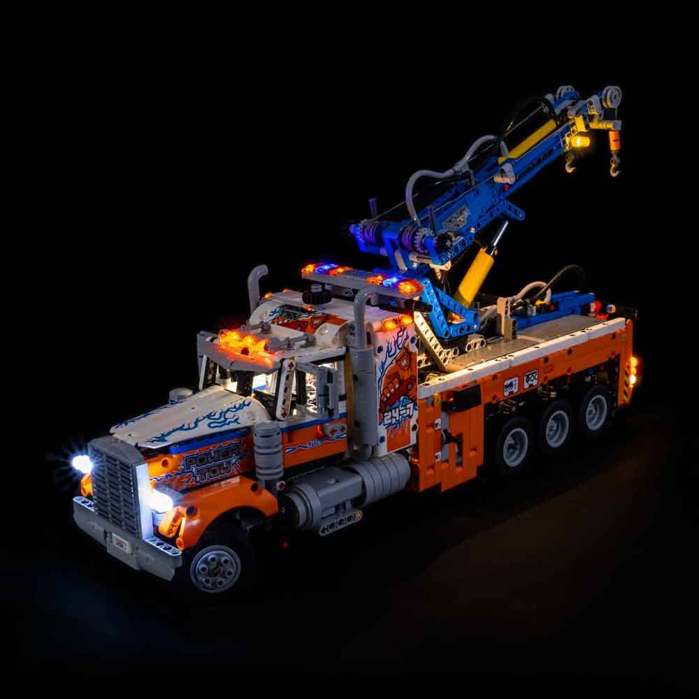 Light My Bricks - LIGHT KIT for LEGO® Heavy Duty Tow Truck 42128