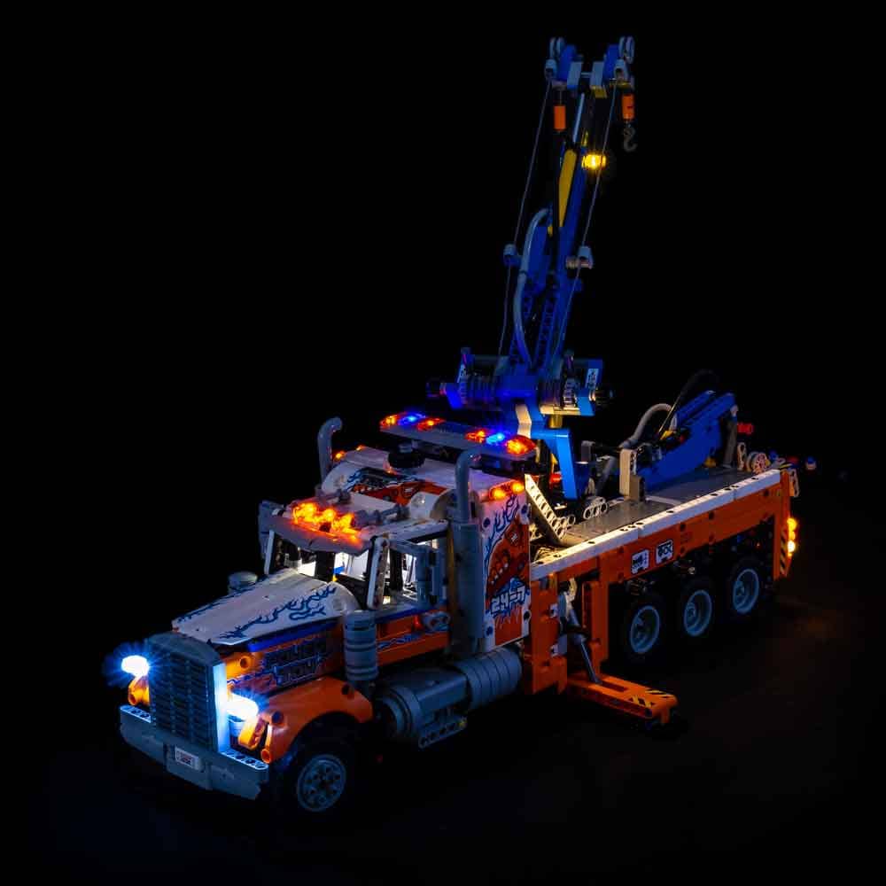 Light My Bricks - LIGHT KIT for LEGO® Heavy Duty Tow Truck 42128