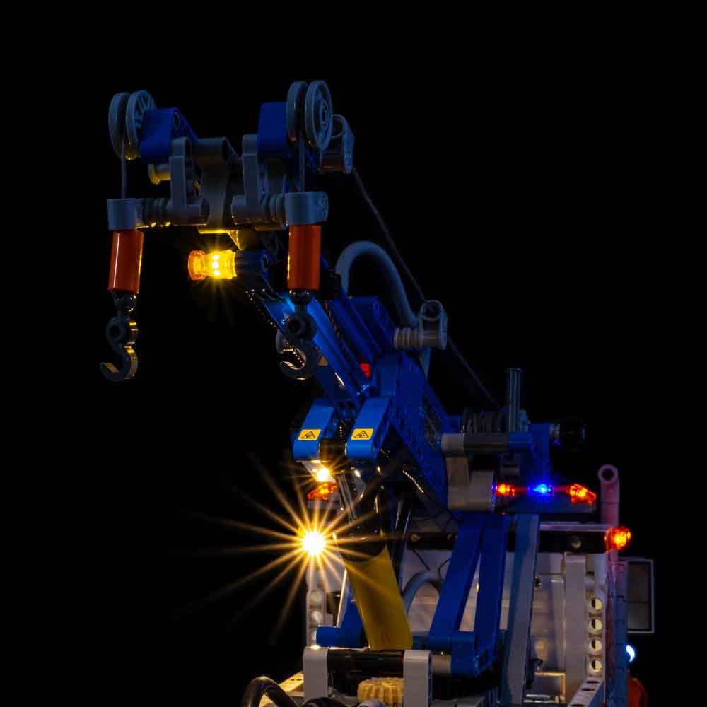 Light My Bricks - LIGHT KIT for LEGO® Heavy Duty Tow Truck 42128