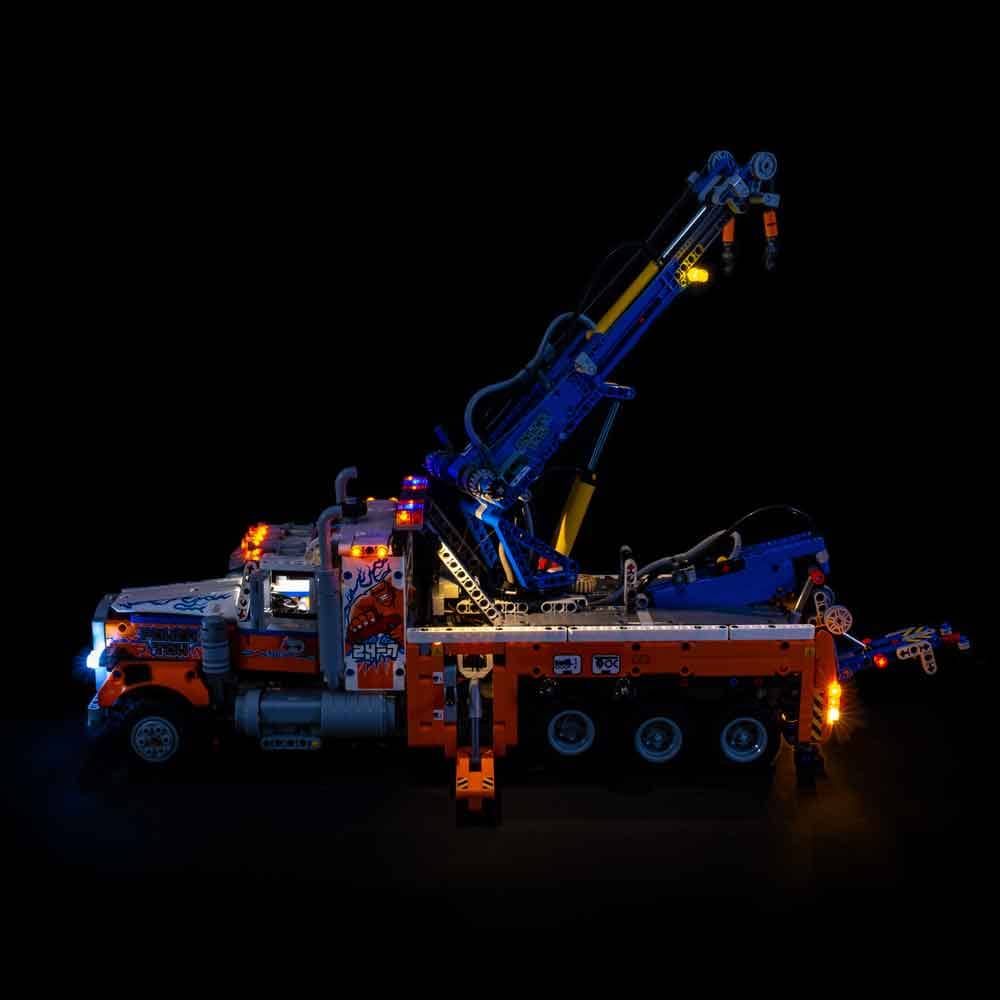 Light My Bricks - LIGHT KIT for LEGO® Heavy Duty Tow Truck 42128