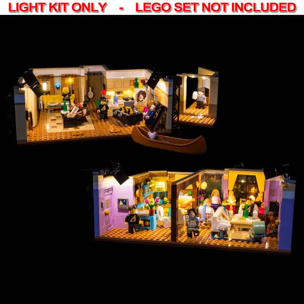Light My Bricks - LIGHT KIT for LEGO® The Friends Apartments 10292