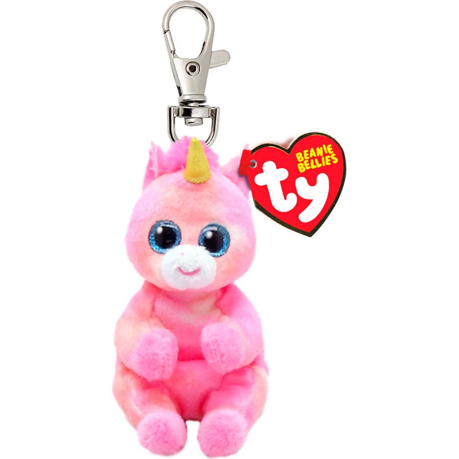 Ty - Beanie Bellies - Clip Skylar Pink Unicorn