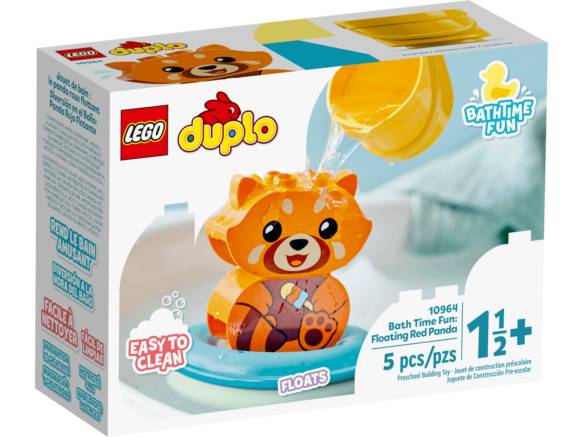 LEGO® 10964 Bath Time Fun Floating Red Panda - DUPLO®