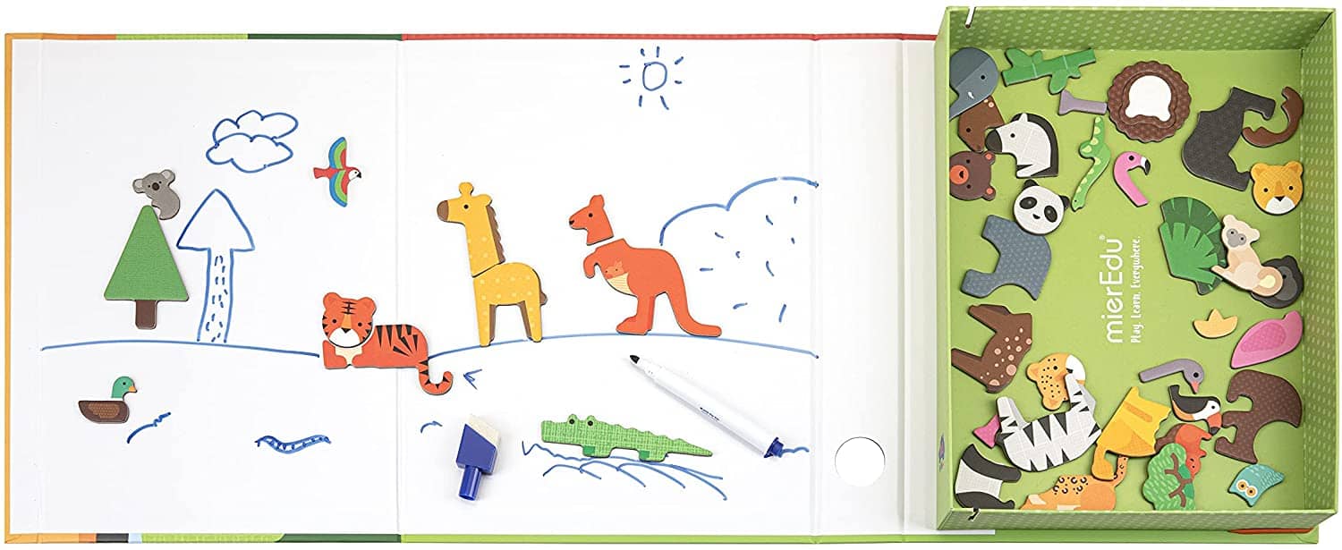 mierEdu - Magnetic Art Case Animal World
