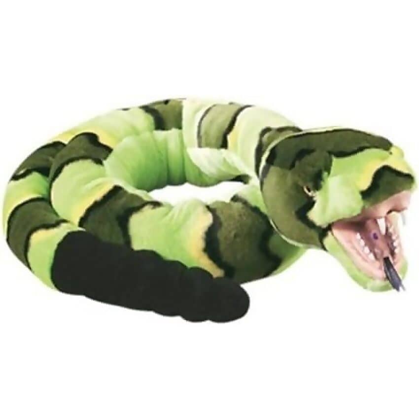 Wild Republic - Snakesss Rattlesnake Vinyl Mouth Snake 54-inches Plush