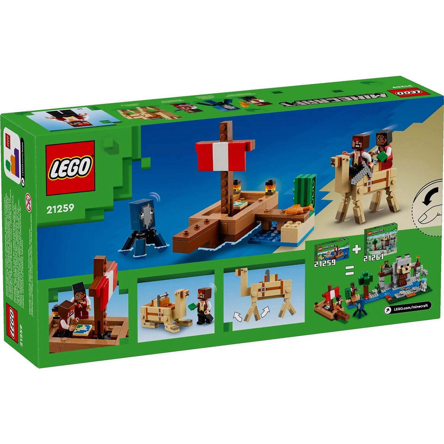 LEGO® 21259 The Pirate Ship Voyage - Minecraft®