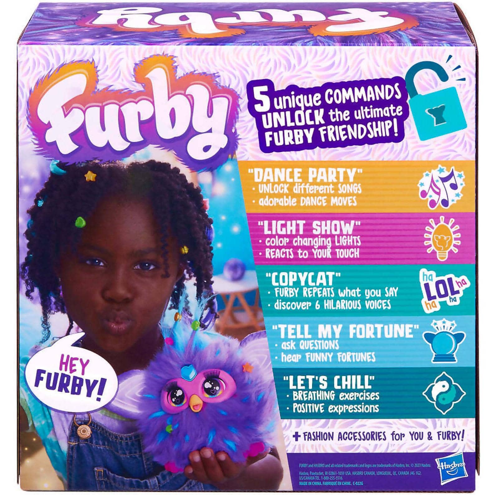 Furby Purple Interactive Toy Plush - Hasbro
