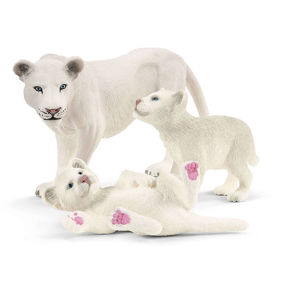 Schleich - Lion Mother With Cubs Wildlife Animal Figurine