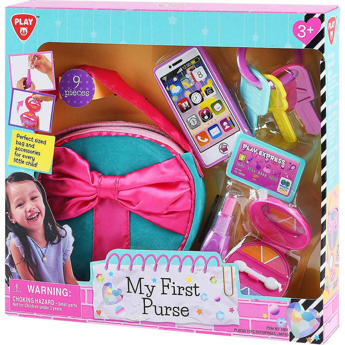 Playgo Toys Ent. Ltd - My First Purse 9 Pieces