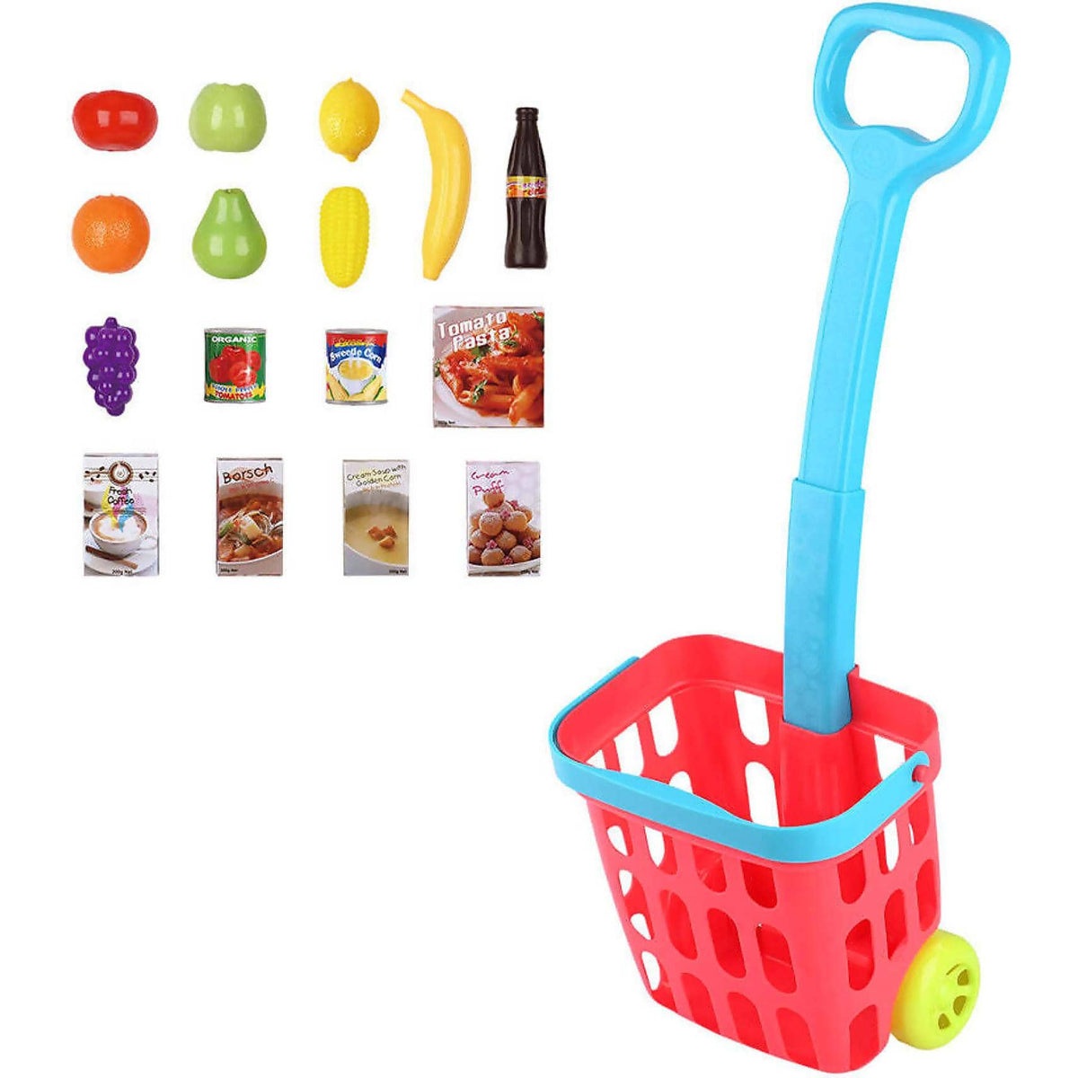 Playgo Toys Ent. Ltd - Rolling Shopping Basket