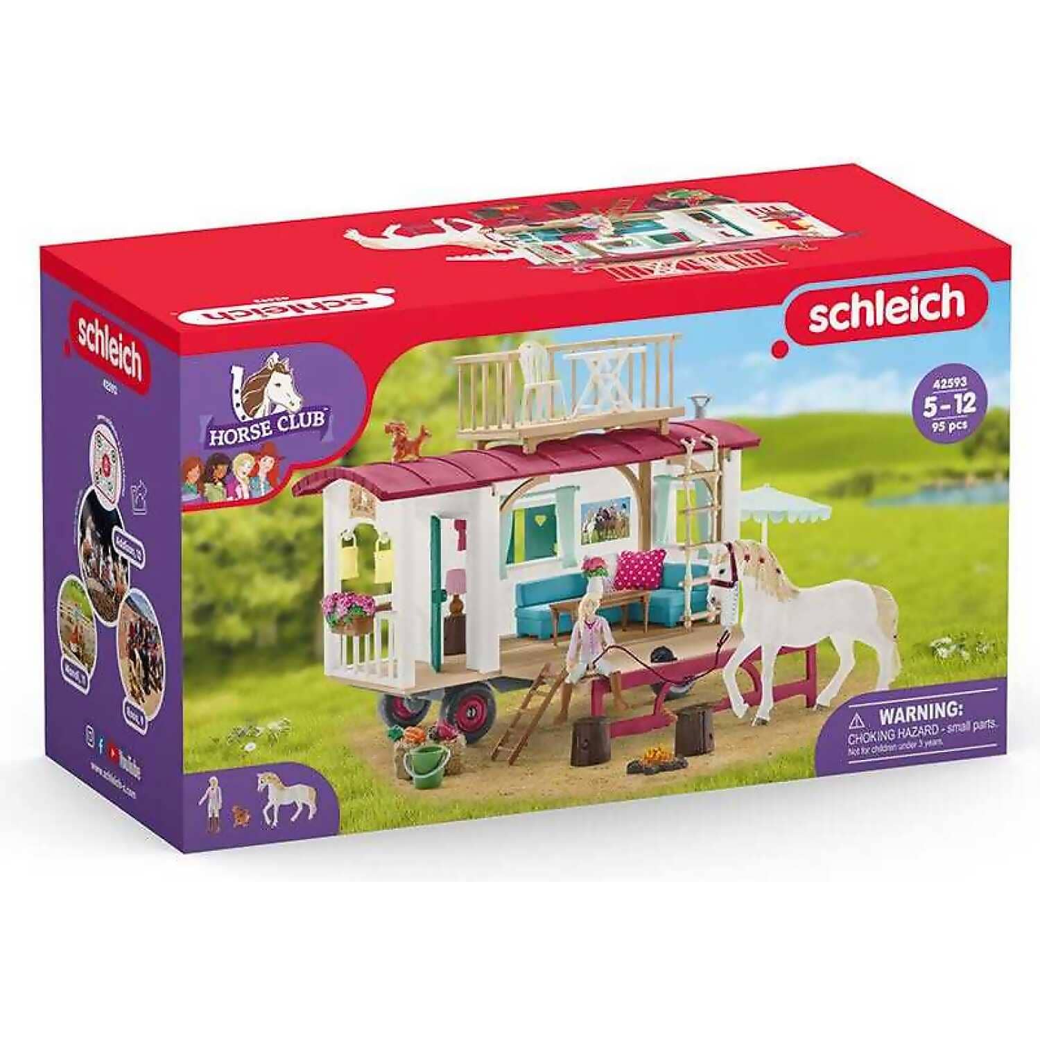 Schleich - Caravan For Secret Horse Club Meetings Figurine Playset