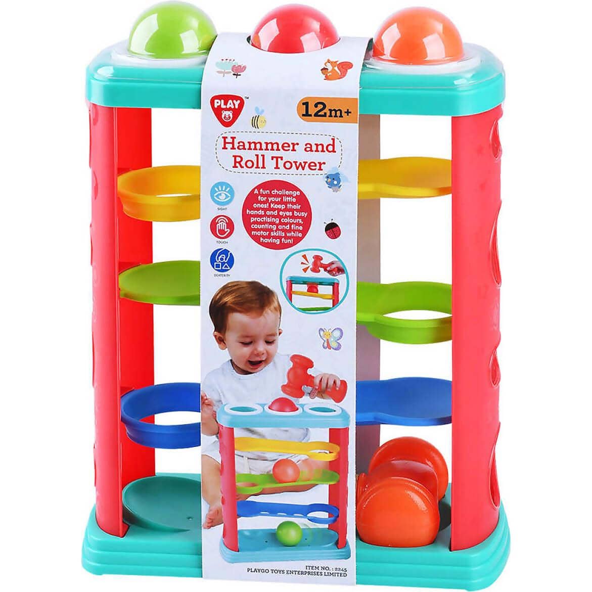 Playgo Toys Ent. Ltd - Hammer And Roll Tower