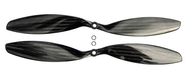 PROP 10X3.8 CW/CCW PAIR MULTI COPTER CARBON FIBRE