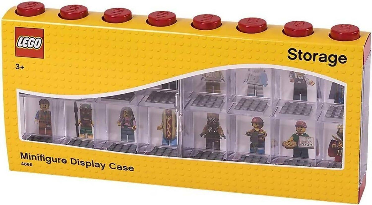 LEGO® Minifigure Display Case 16 - Red - Room Copenhagen