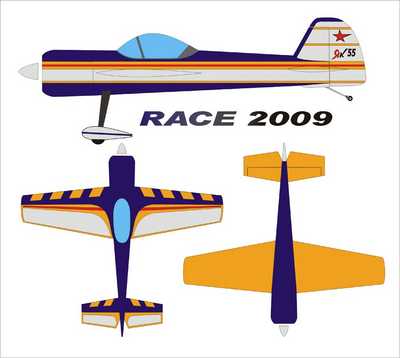 KRILL AIRCRAFT AUSTRALIA - YAK55 37% RACE BLADE SPAR MODEL