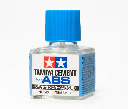 TAMIYA - CEMENT (FOR ABS) FINISHING MATERIALS 87137