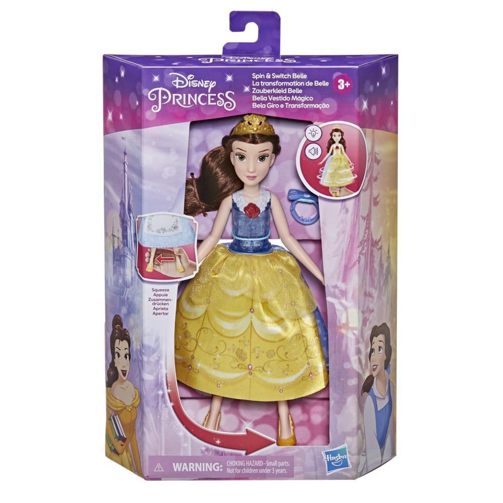Disney - Princess Belle Fashion Doll Spin & Switch