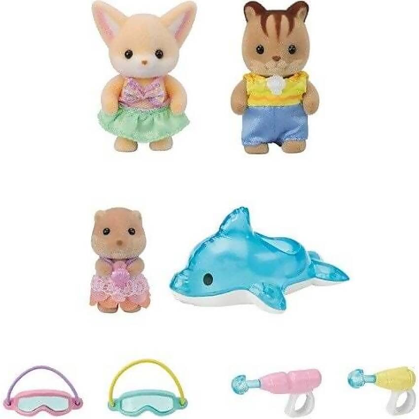 Sylvanian Families - Nursery Friends Pool Fun Trio Playset