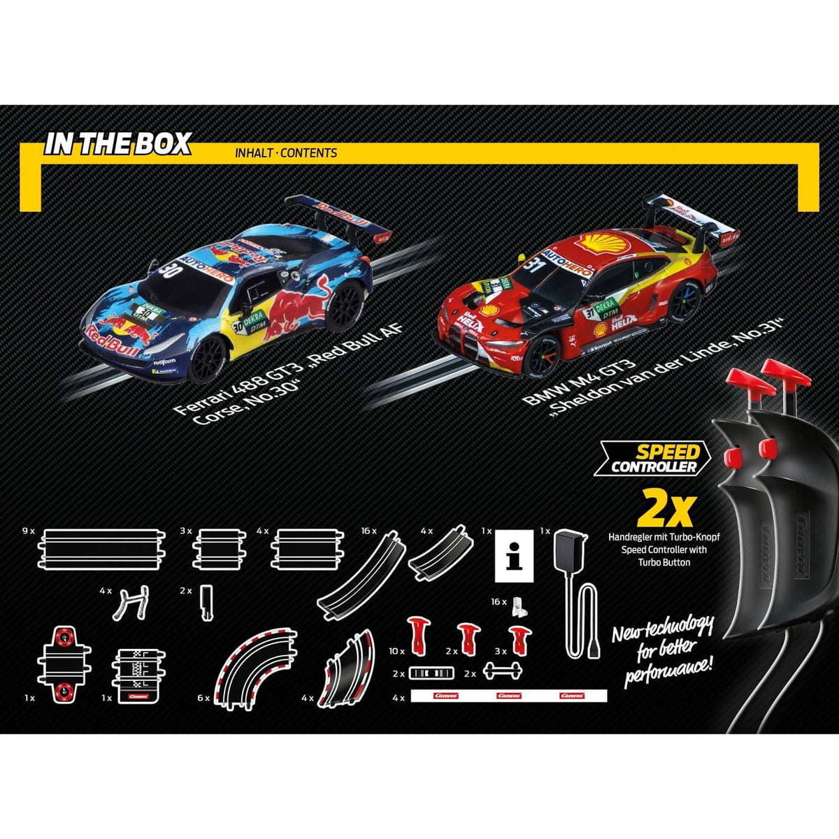 CARRERA - GO 1:43 DTM HIGH SPEED SHOWDOWN - SLOT CAR SET