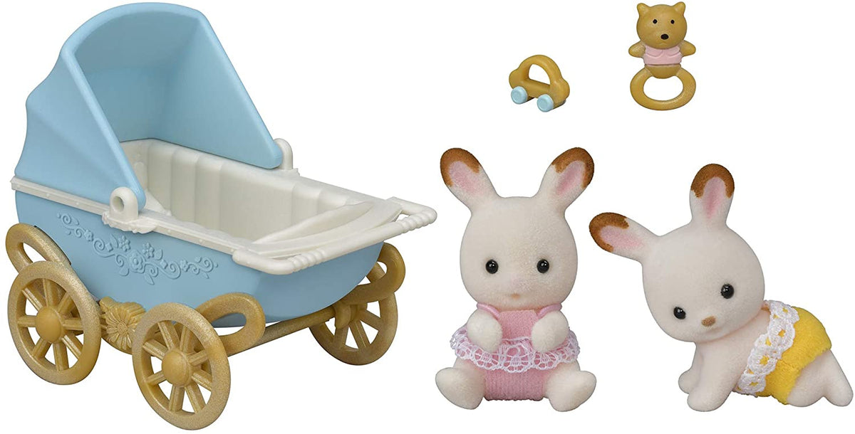 Sylvanian Families - Chocolate Rabbit Twins Playset