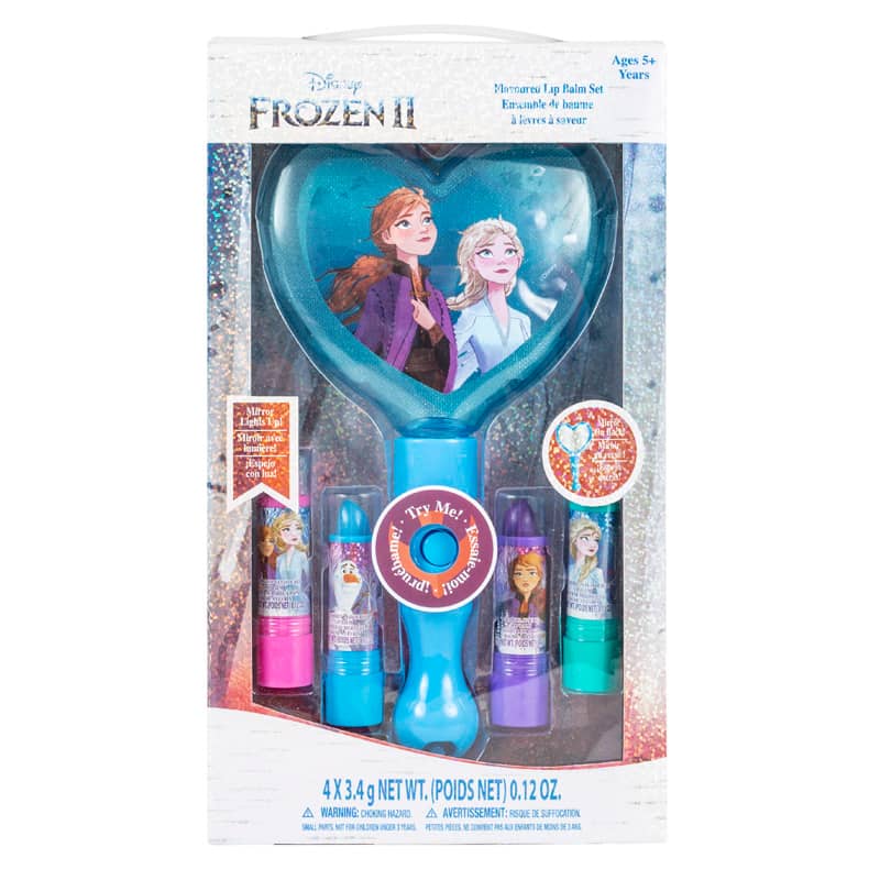 Disney Frozen 2 - Lip Balm Set 4 Pack With Mirror