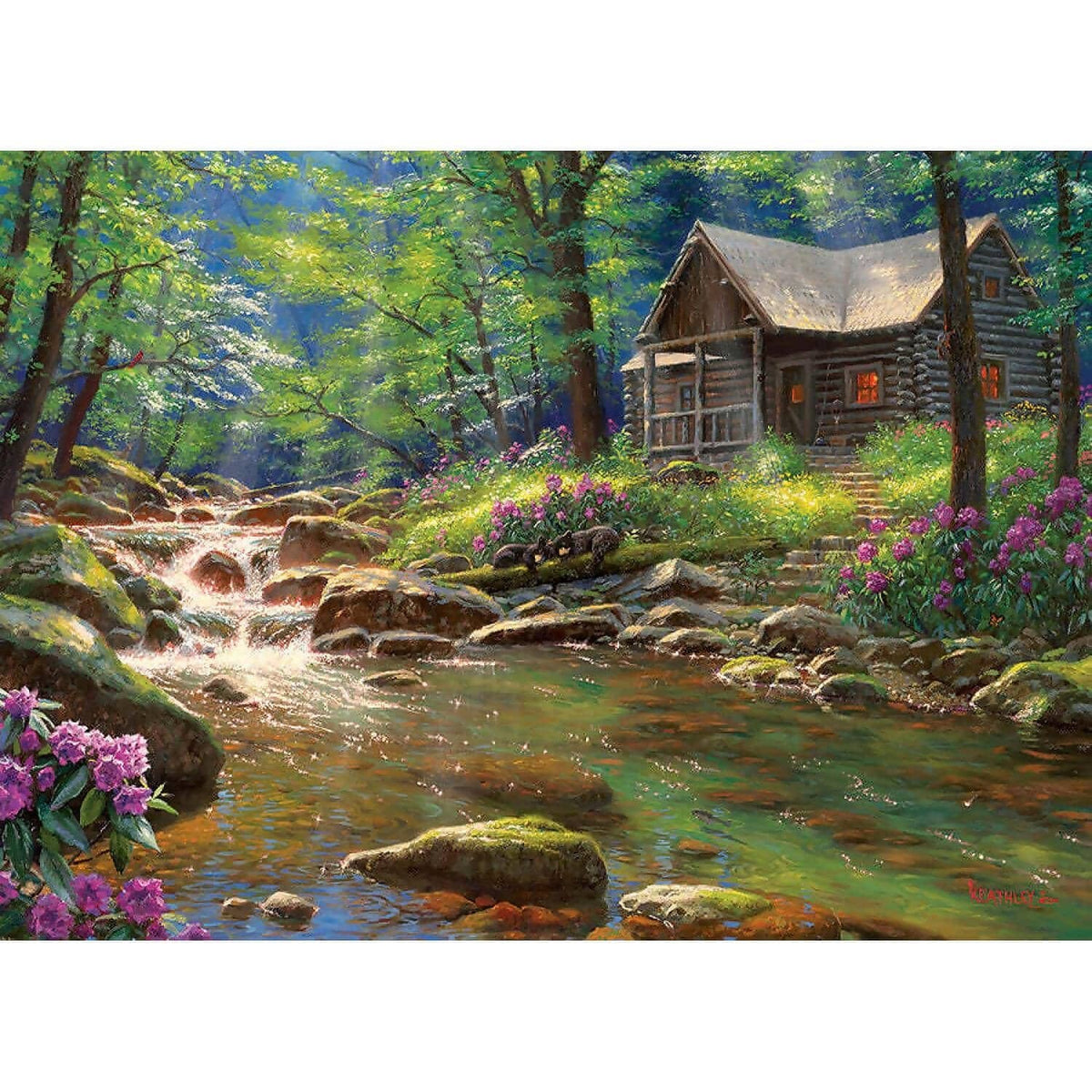 Cobble Hill - Fishing Cabin - Jigsaw Puzzle 1000 Pieces