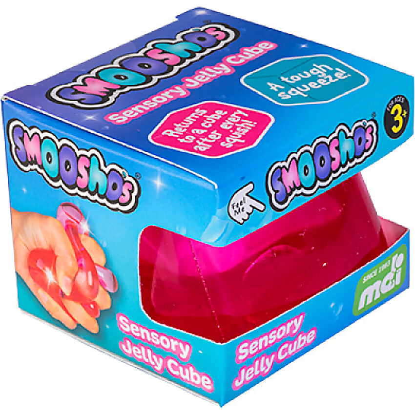 Smoosho's - Sensory Jelly Cube (1x Assorted Colour Chosen at Random)