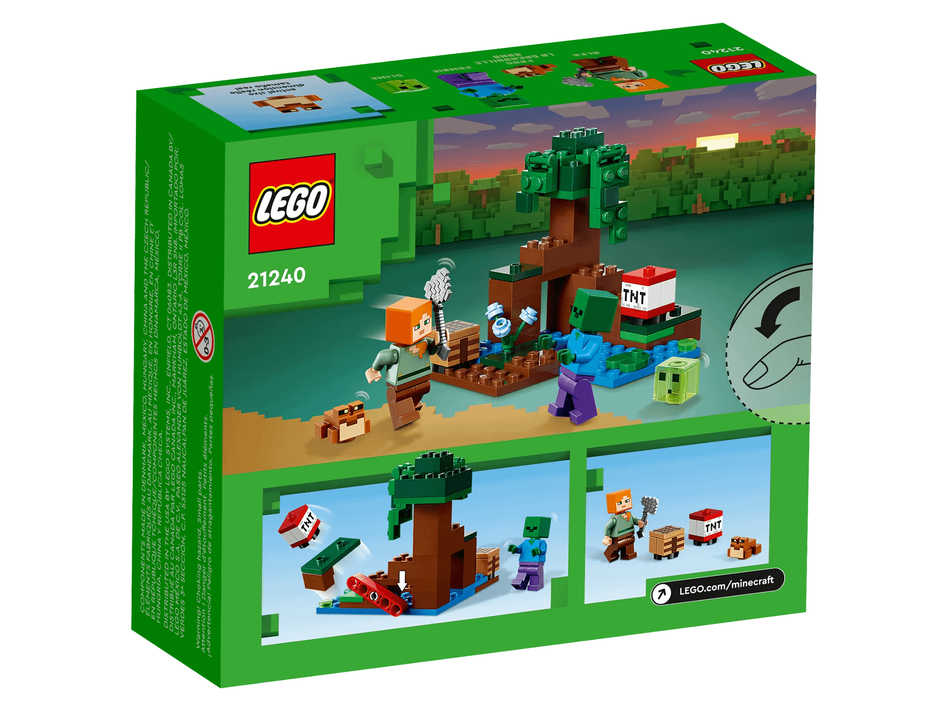 LEGO® 21240 The Swamp Adventure - Minecraft®