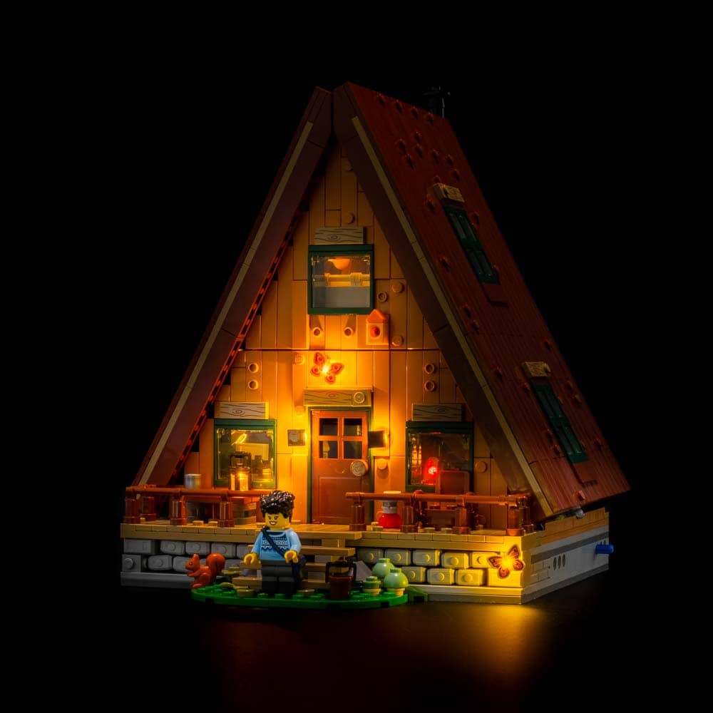 Light My Bricks - Light Kit For LEGO® A-Frame Cabin 21338