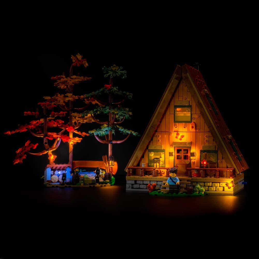 Light My Bricks - Light Kit For LEGO® A-Frame Cabin 21338