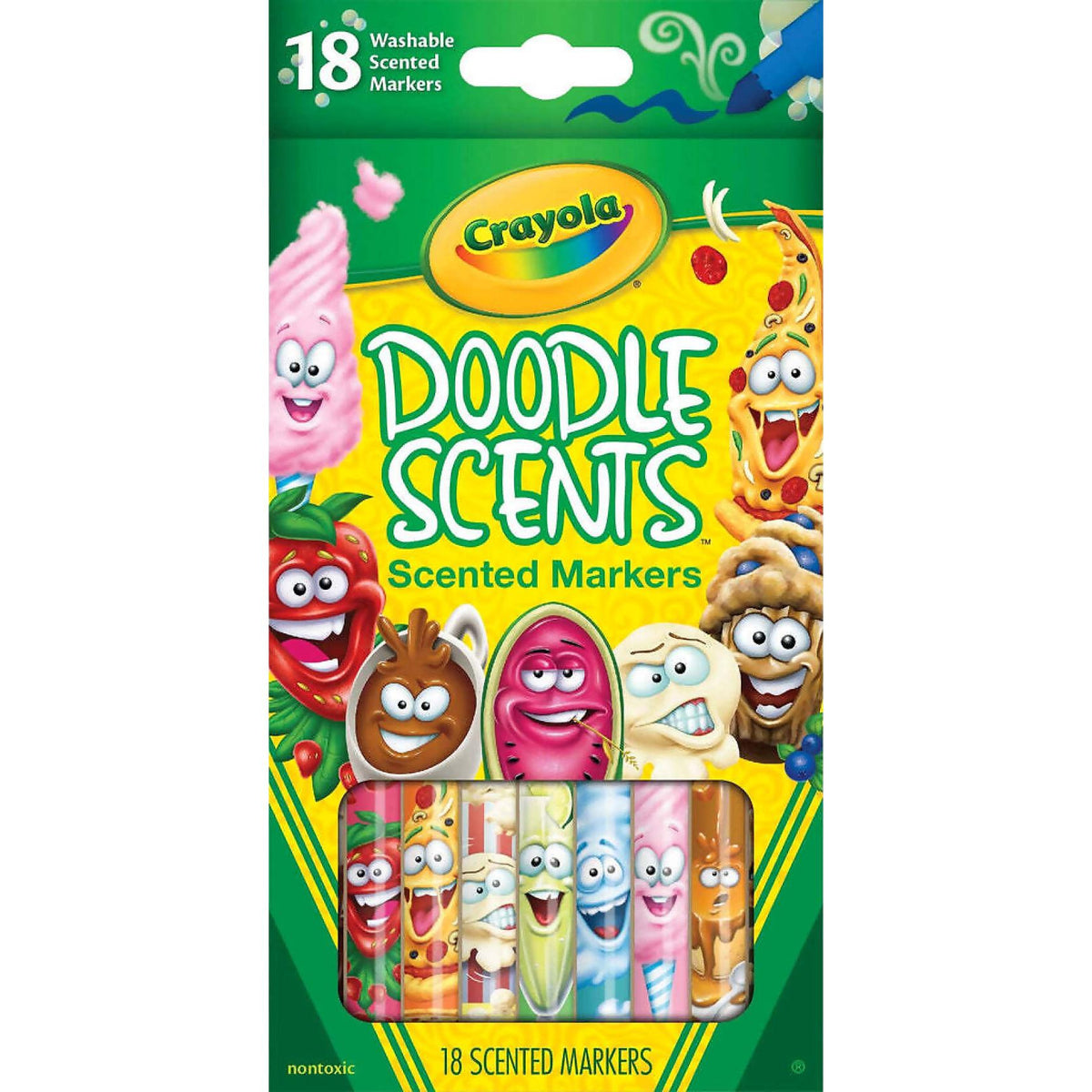 Crayola - Doodle Scent Washable Scented Markers 18 Pack