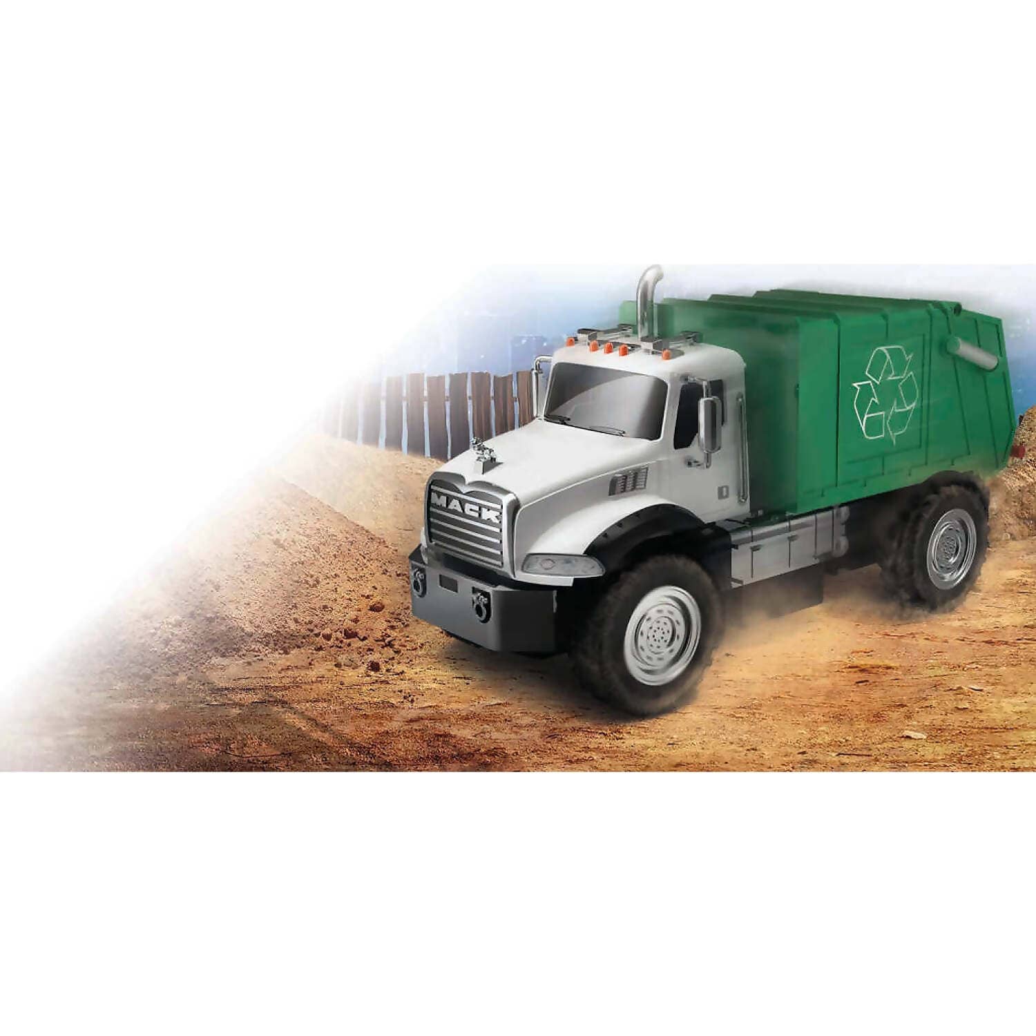 MAISTO - TECH RC WORK MACHINES MACK GRANITE REFUSE TRUCK 2.4GHZ