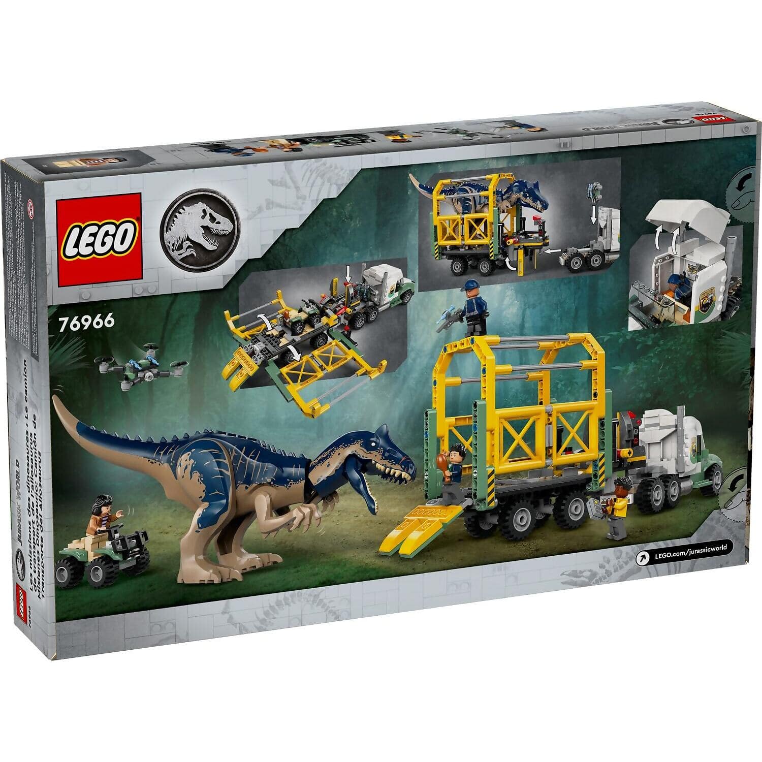 LEGO® 76966 Dinosaur Missions: Allosaurus Transport Truck - Jurassic World™