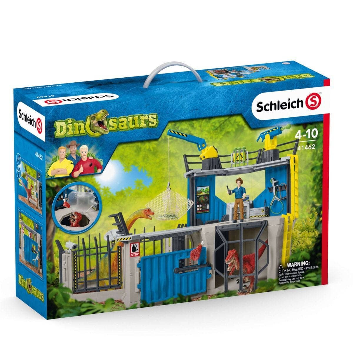 Schleich - Large Dino Research Station Dinosaur Figurine Animal Playset