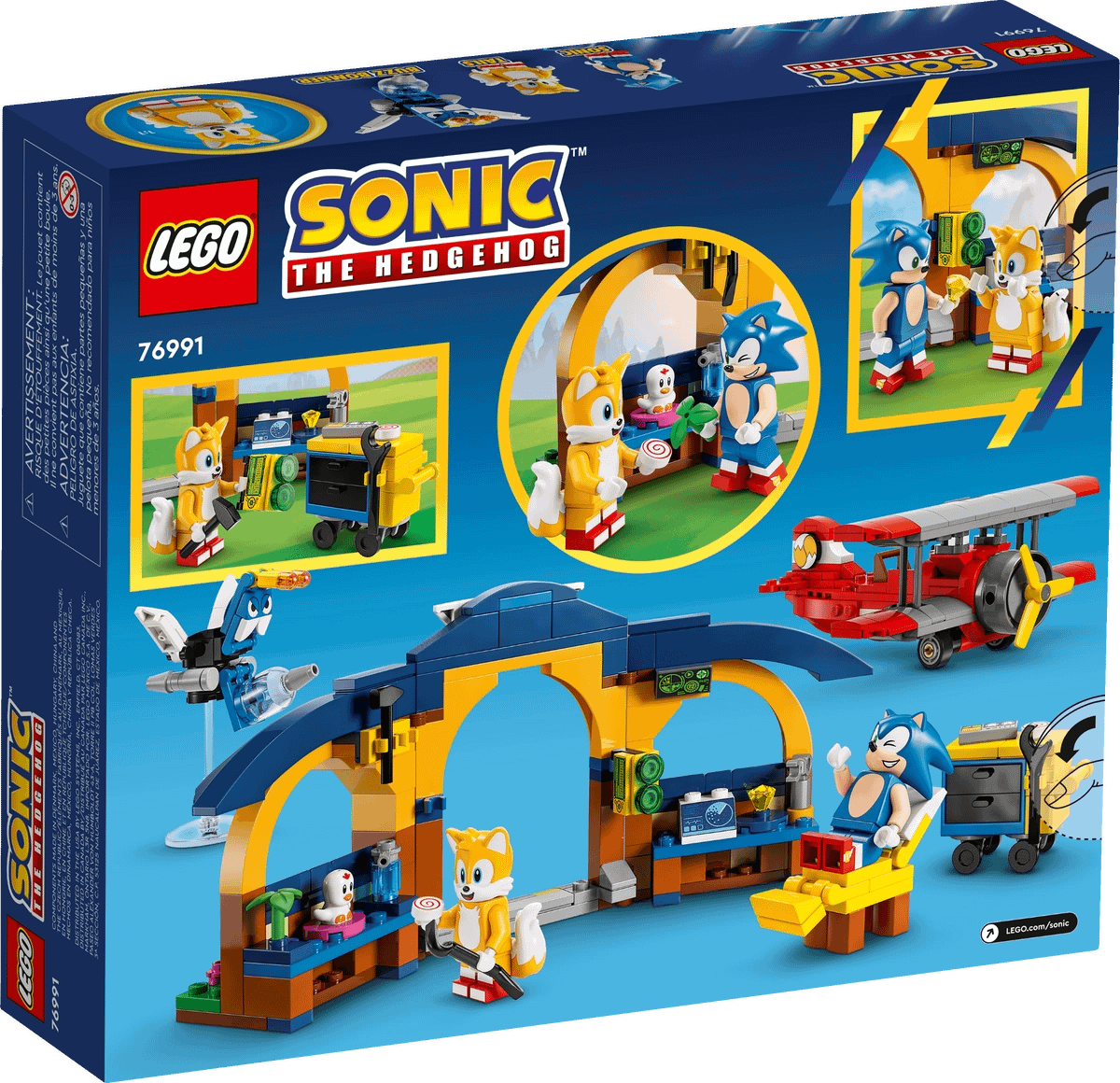 LEGO® 76991 Tails' Workshop and Tornado Plane - Sonic the Hedgehog™