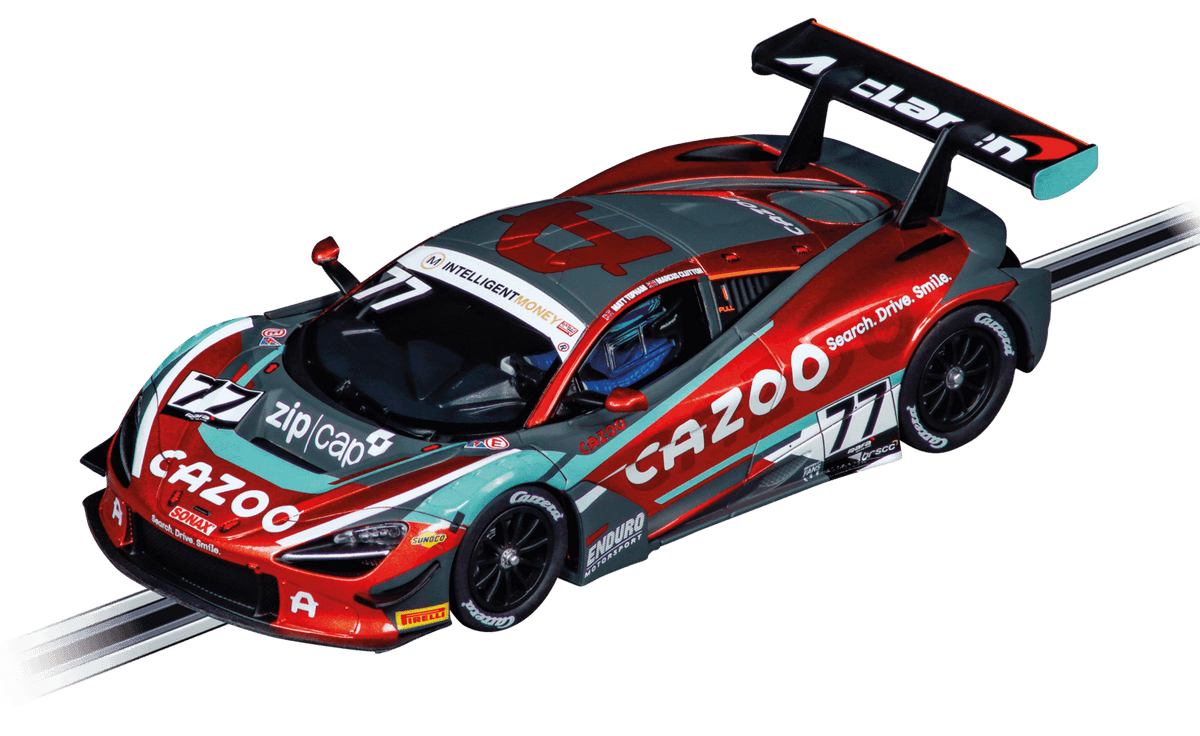 CARRERA - 1:32 EVOLUTION MCLAREN 720S GT3 ENDURO MOTORSPORT NO.77 BRITISH GT 2023 SLOT CAR ALSO SUITS SCALEXTRIC