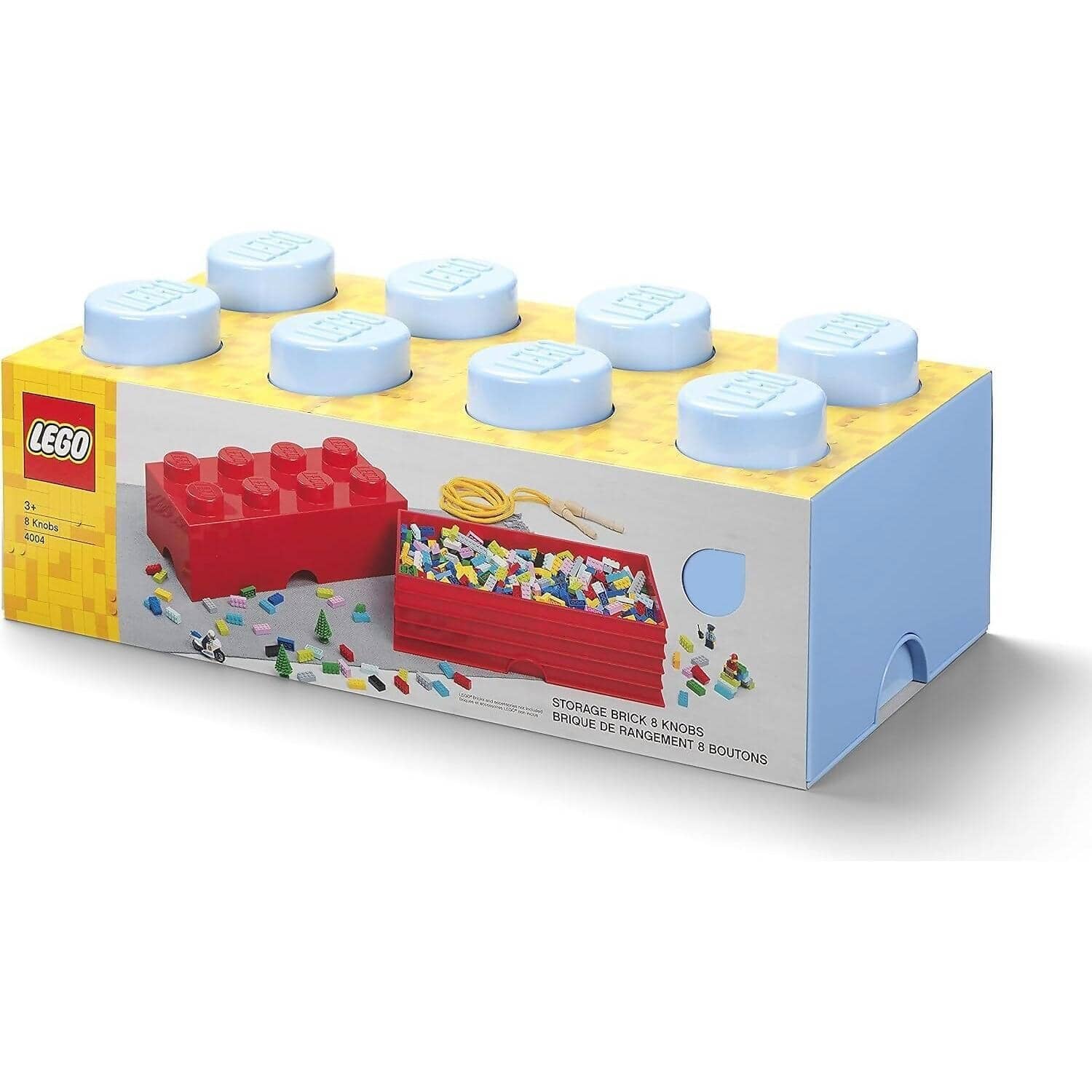 LEGO® Storage Brick 8 Light Blue - Room Copenhagen