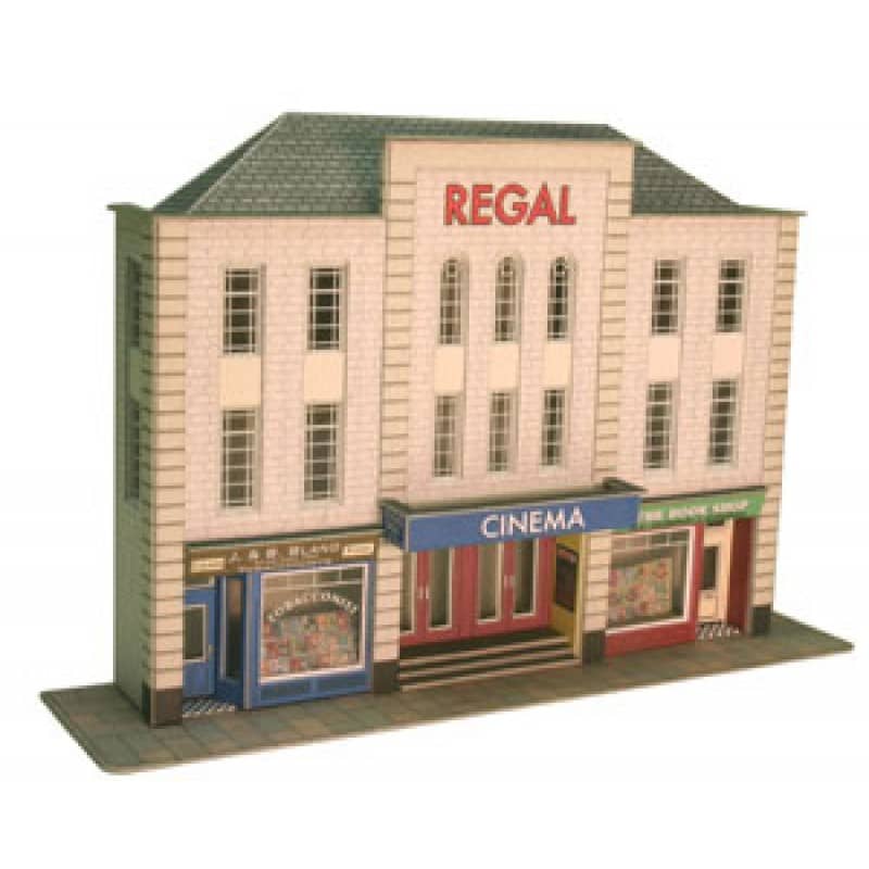 METCALFE PO206 LOW RELIEF CINEMA & 2 SHOPS