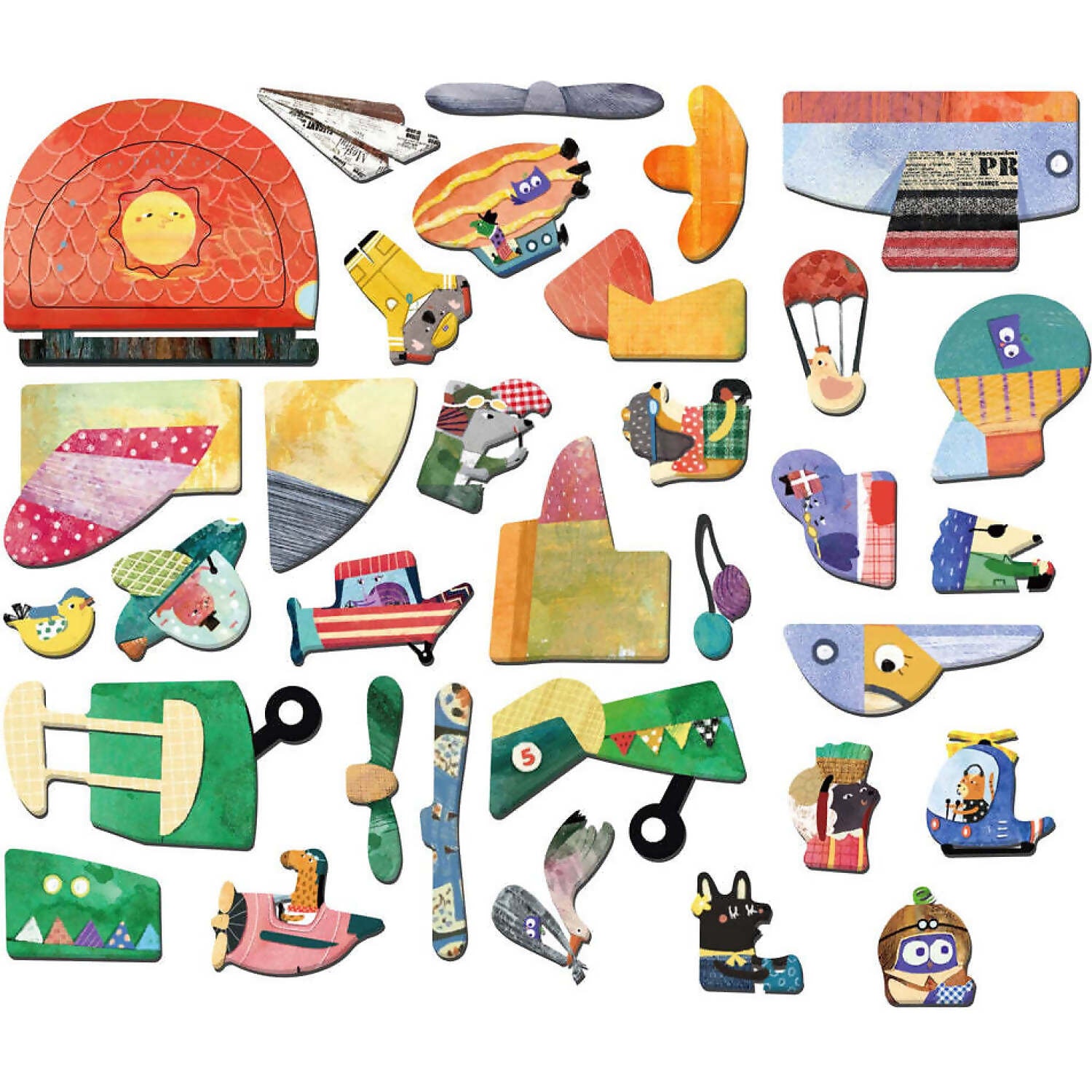 mierEdu - Travel Magnetic Puzzle Box Aircraft