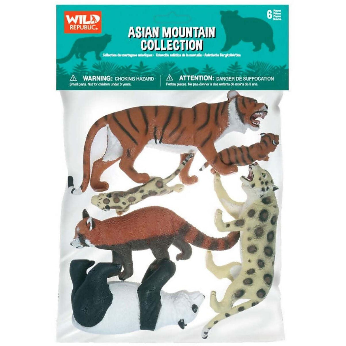 Wild Republic - Polybag Asian Mountain Animal Collection