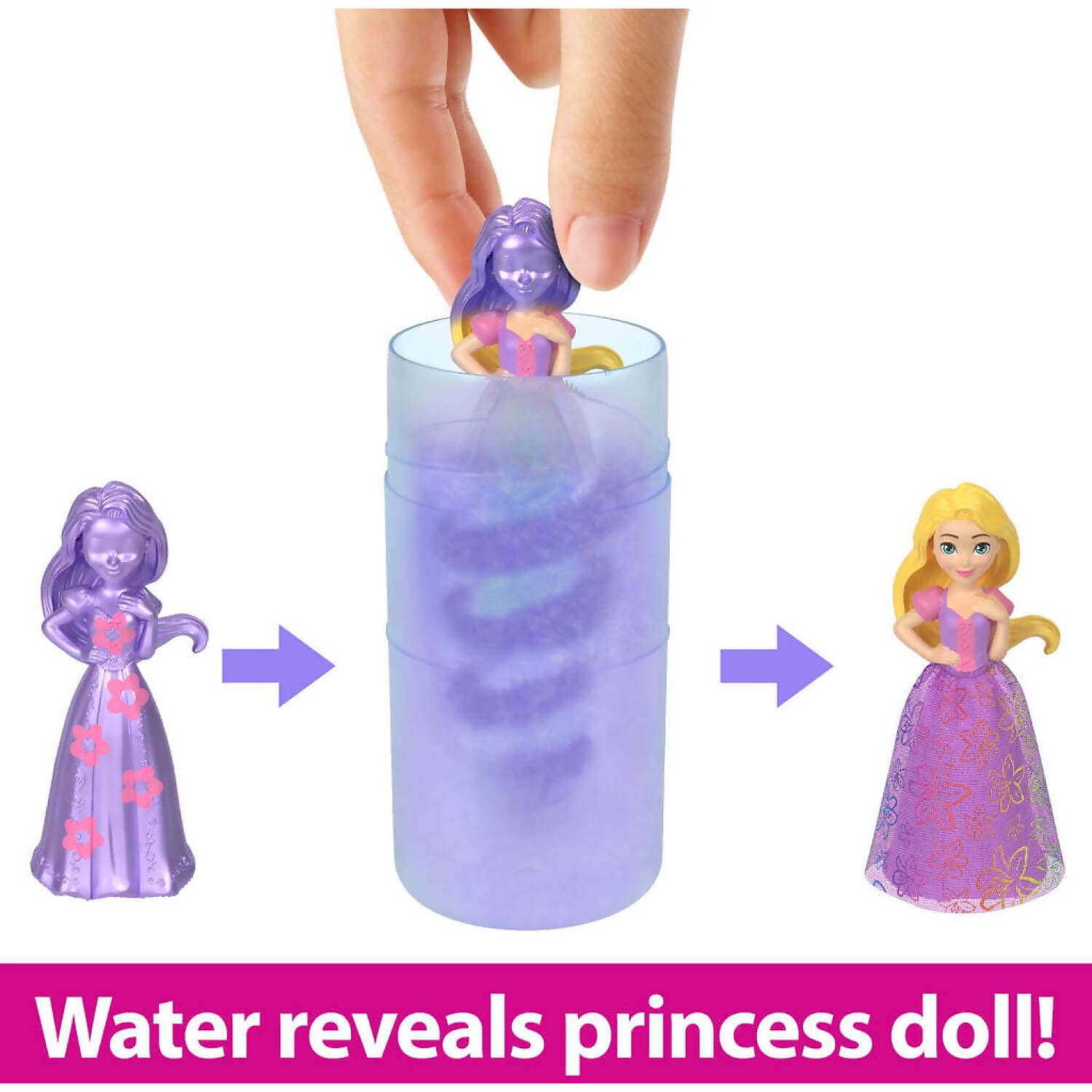 Disney - Princess - Royal Colour Reveal Doll Assorted Styles - Mattel