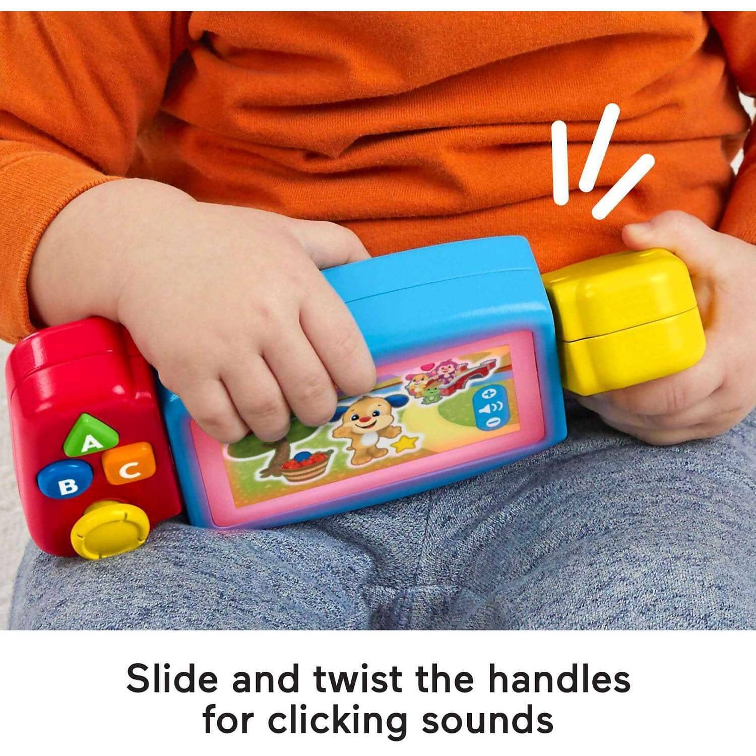Fisher-Price - Laugh & Learn Twist & Learn Gamer Pretend Video Game Learning Toy For Infant & Toddler
