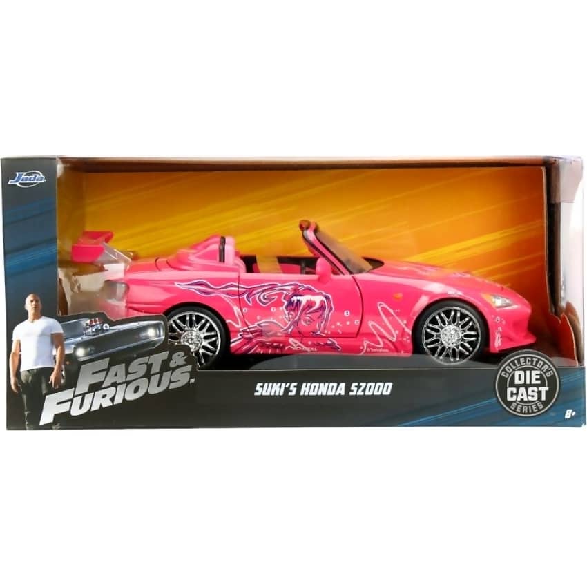 JADA TOYS - FAST & FURIOUS SUKI'S 2001 HONDA S2000 1:24 SCALE DIECAST VEHICLE