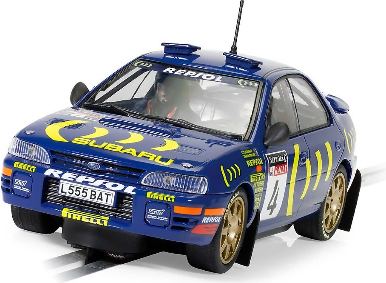 SCALEXTRIC - C4428 SUBARU IMPREZA WRX - COLIN MCRAE 1995 WORLD CHAMPION EDITION