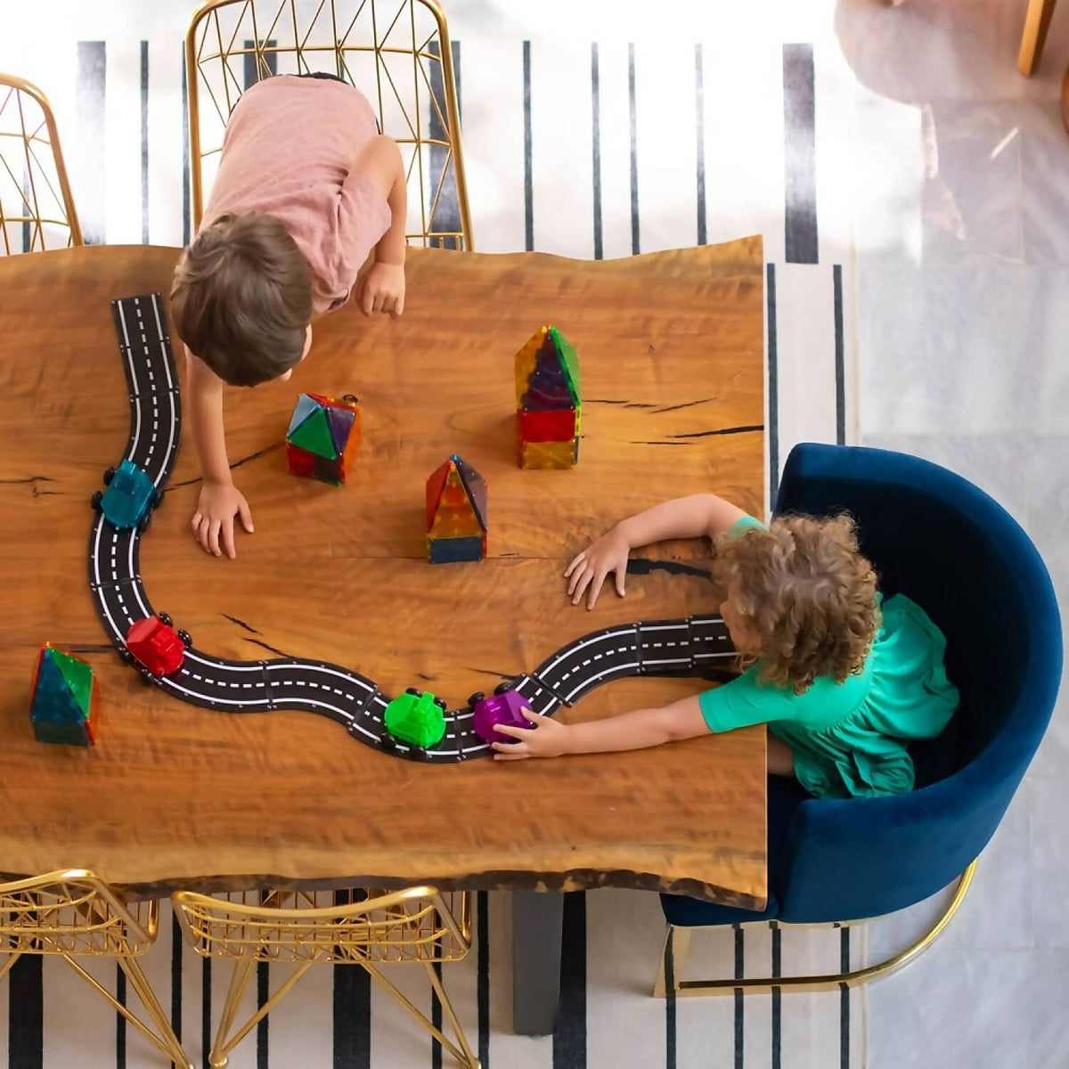 Magna Tiles - Xtras Roads 12 Piece Set - Johnco
