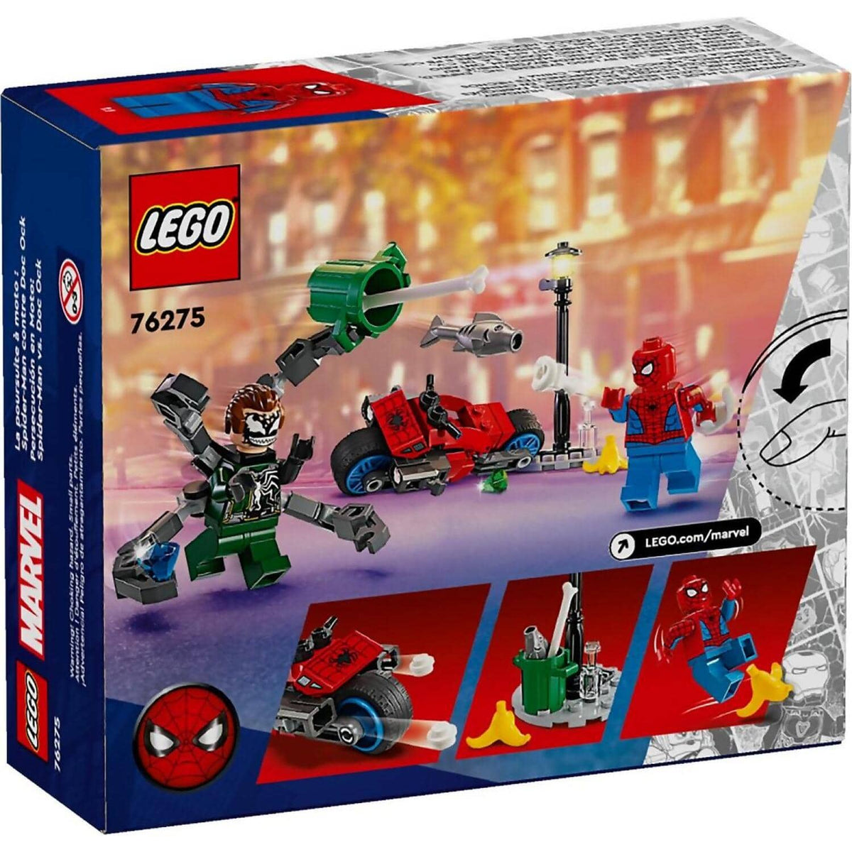 LEGO® 76275 Motorcycle Chase: Spider-Man vs. Doc Ock - Super Heroes Marvel